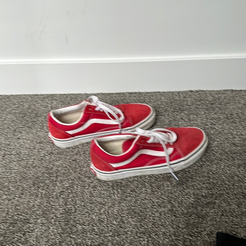 Red old school vans